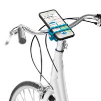 Soporte universal de celular para bicicletas y moto Nite Ize + incluye abrebotellas, celeste