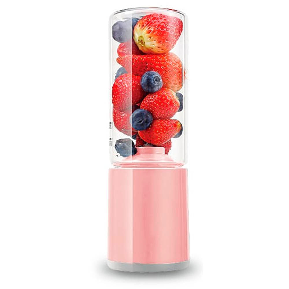 Imagen 2 del producto Mini licuadora Westminster vidrio, carga usb, 280 ml, rosado