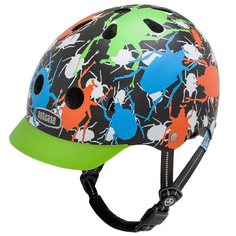 Imagen 2 del producto Casco Little Buggy talla XS, exterior duro hecho de ABS 360° reflectante, EPS en el interior, 3 juegos de espuma, tamaño de cabeza: 48-52 cm