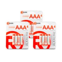 Pilas alcalinas Radioshack AAA x12