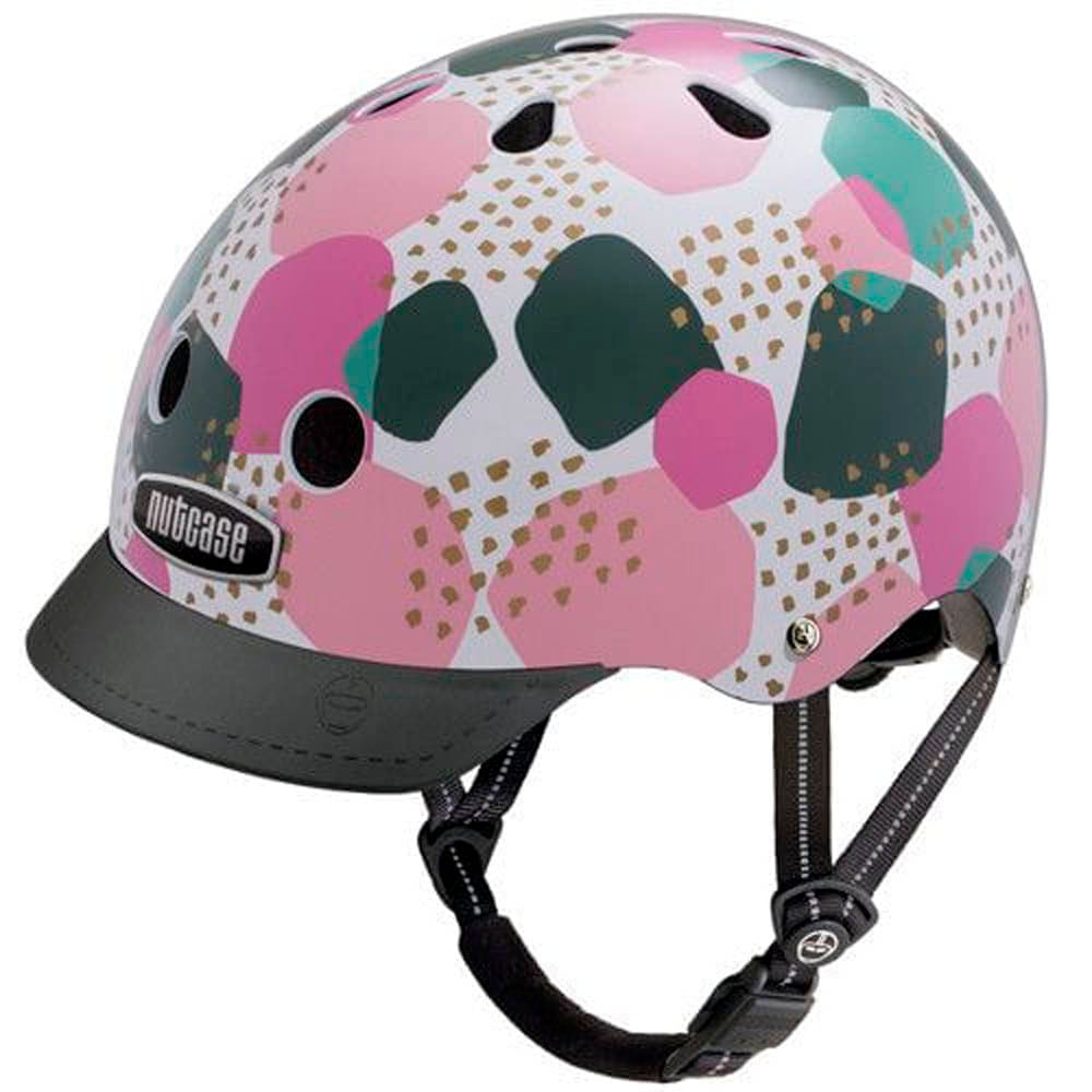 Imagen 2 del producto Casco Street talla S color Pebbles, exterior duro hecho de ABS 360° reflectante con EPS en el interior y 11 orificios, tamaño de cabeza: 52-56 cm