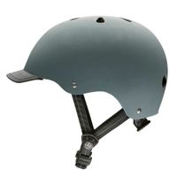 Casco Street talla M color Shark Skin, carcasa duradera de ABS moldeado por inyección con espuma EPS protectora, tamaño de cabeza: 56-60 cm