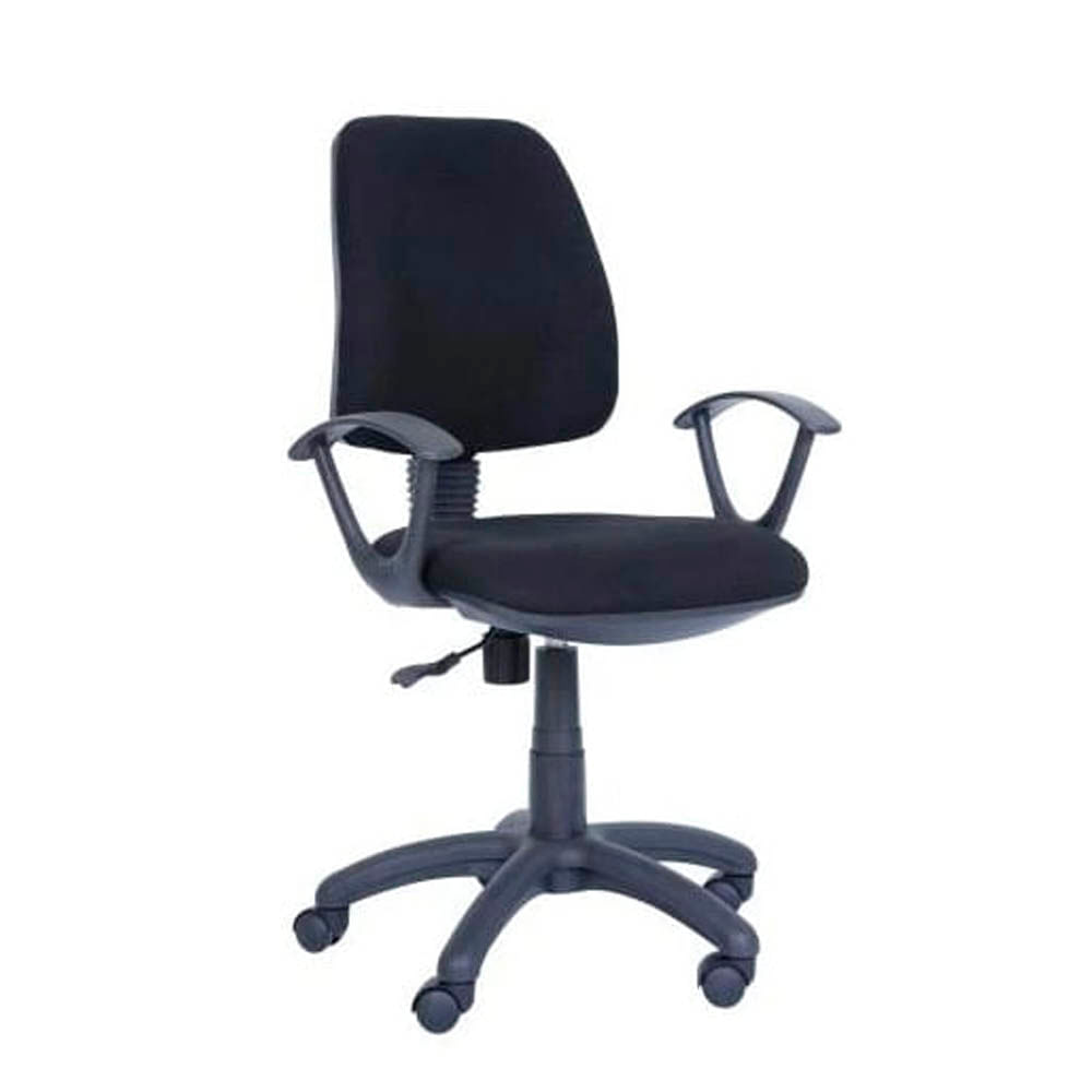 Imagen 2 del producto Silla de oficina Proshopper Chicago asiento y respaldar de espuma recubiertos con tela, negro