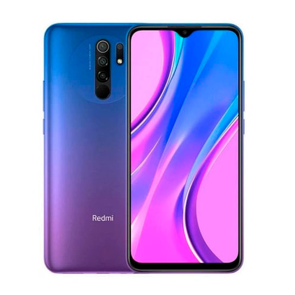Imagen 2 del producto Redmi 9 Morado, 4 Cámaras traseras, Cámara principal de 13MP, 64GB de Memoria y 4GB de RAM, Batería de 5020 mAh con carga rápida 18W, Pantalla 6.53""
