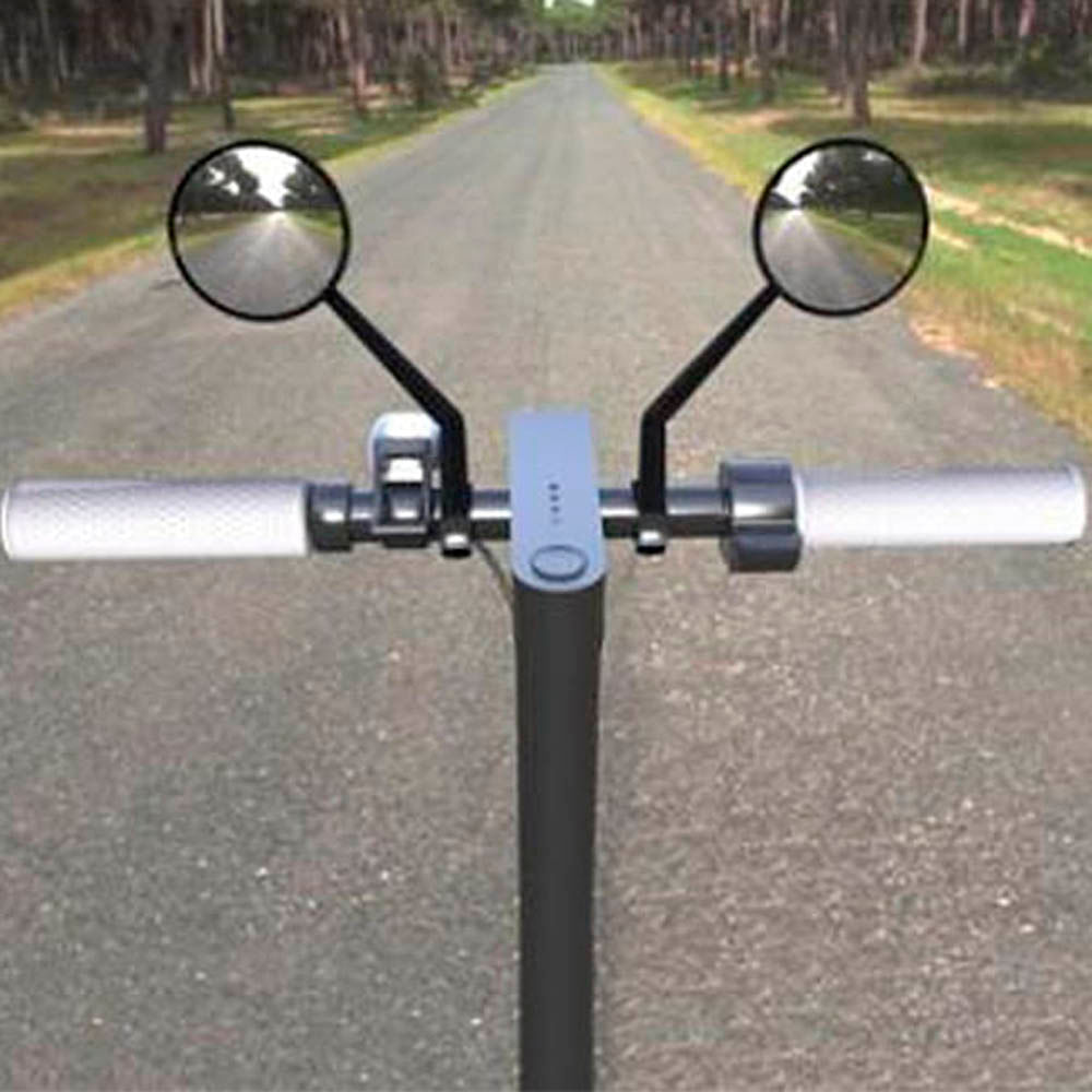 Imagen 2 del producto Set de espejos retrovisores para scooters/bicicletas New Image x2, giro 360°