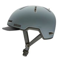 Casco Tracer Shadow talla M/L color gris, carcasa de PC ligera moldeada, espuma EPS protectora, correas reflectantes de 3M, tamaño de cabeza: 56-60 cm
