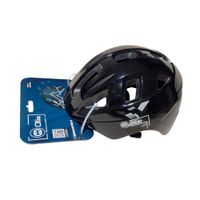 Casco para niño Ollie L estilo urbano, ajustable, 13 salidas, 54-55 cm, negro
