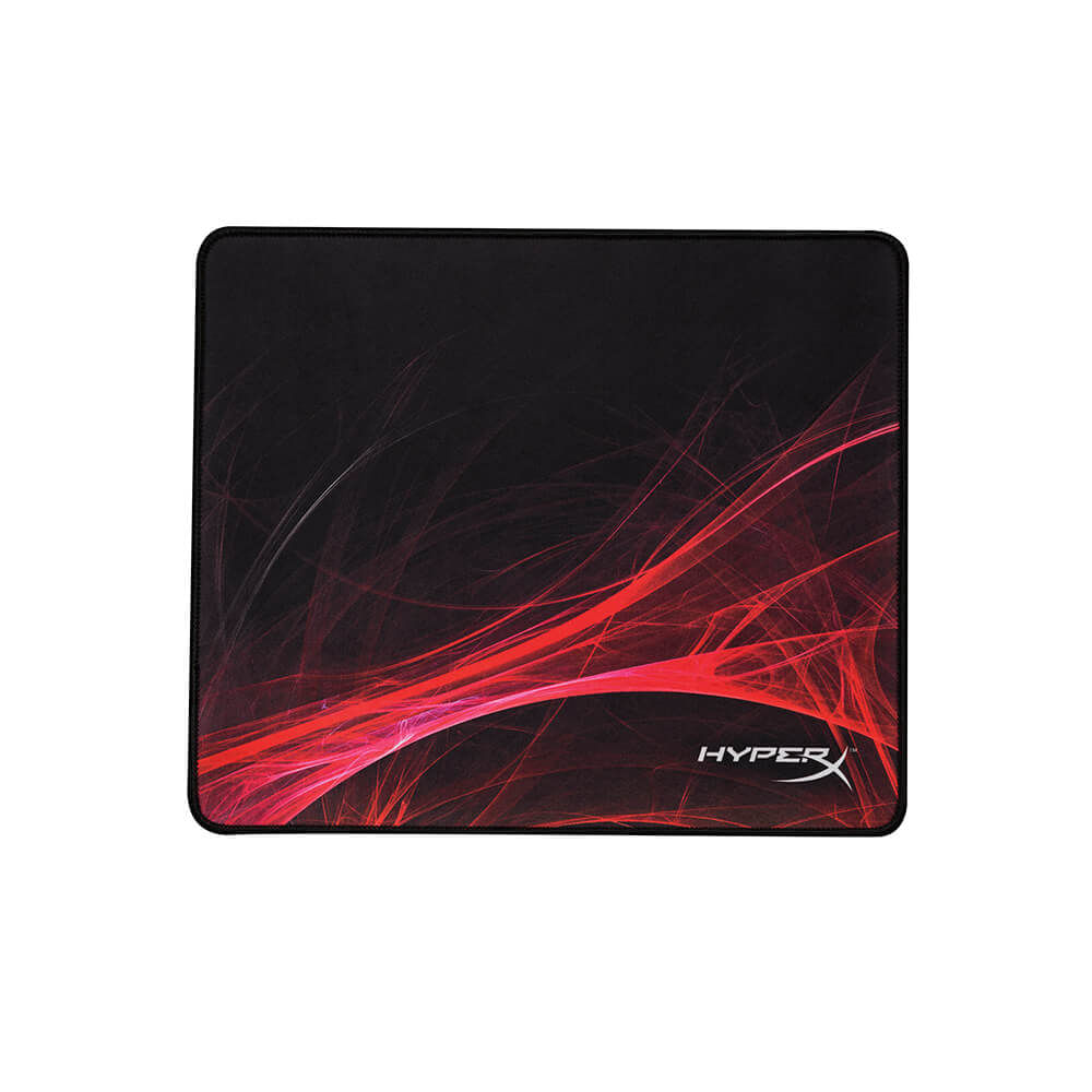 Imagen 2 del producto Mouse pad gaming Hyperx Pro Fury S Speed edition M, 36cm x 30 cm, antideslizante, negro con diseño