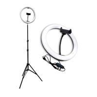 Kit anillo de luz led Batblack 12"" 30 cm, 32w, 3 modos de iluminación