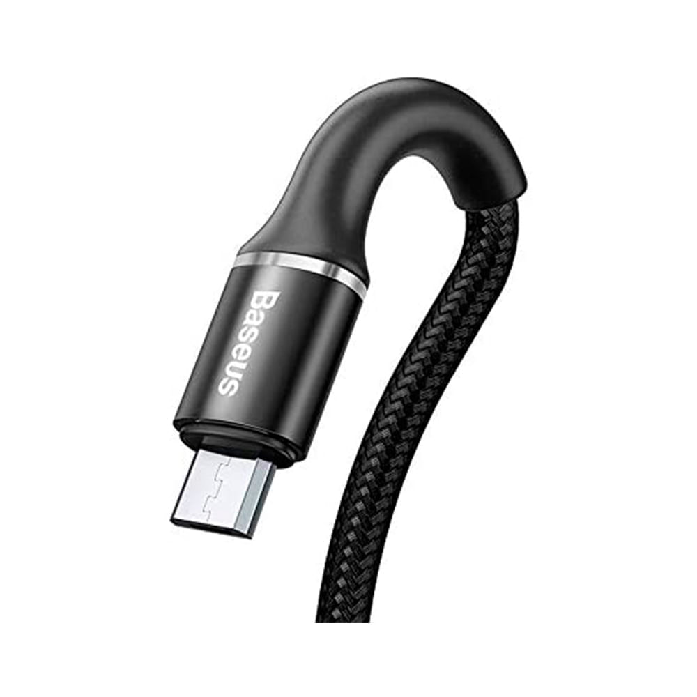 Imagen 2 del producto Cable micro usb a usb Baseus Halo Data 3A luz led 1 m