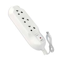 Supresor de picos Opalux OP-303, 3 tomas con obturado,r 220V, 3m