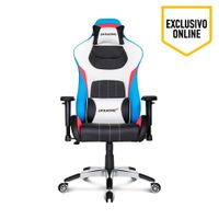 Silla gamer Akracing Premium gas lift clase 4, tapiz pu, máx. 150 kg, inclinación 180°
