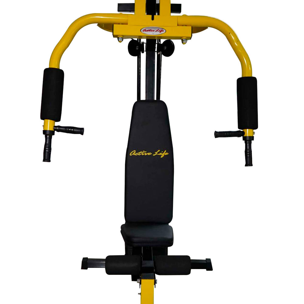 Imagen 2 del producto Mini gimnasio Active Life con polea alta y baja, peso por bloque 50 kg