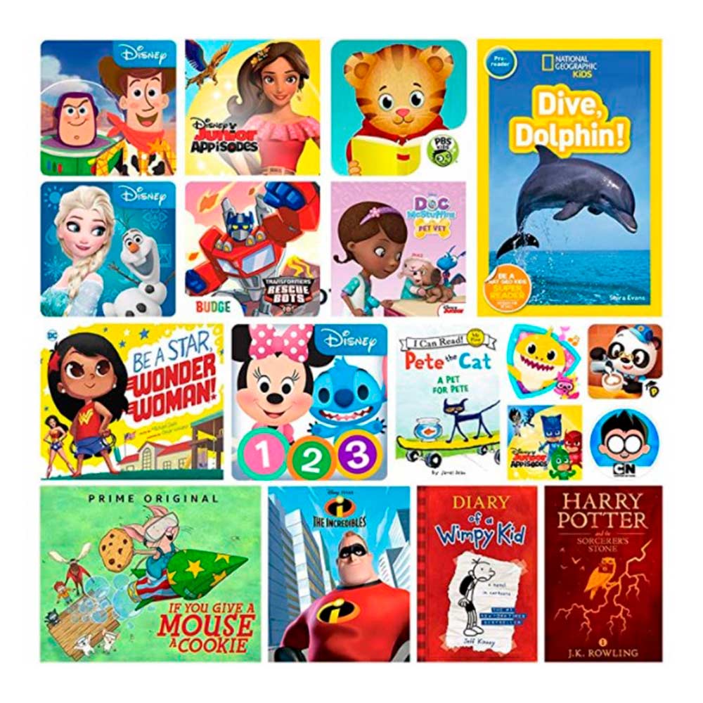 Imagen 2 del producto Tablet Amazon Fire 7 Kids 7"", 16GB, 1GB RAM, cámara principal 2MP, frontal 2MP, Quad-Core, hasta 7 horas, morado