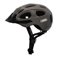 Casco Abus Youn-I Ace M luz led trasera, ajustable, 5 entradas, 12 salidas, 52-57 cm, metalic silver