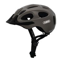 Casco Youn-I Ace Abus L luz led trasera, ajustable, 5 entradas, 12 salidas, 56-61 cm, metalic silver