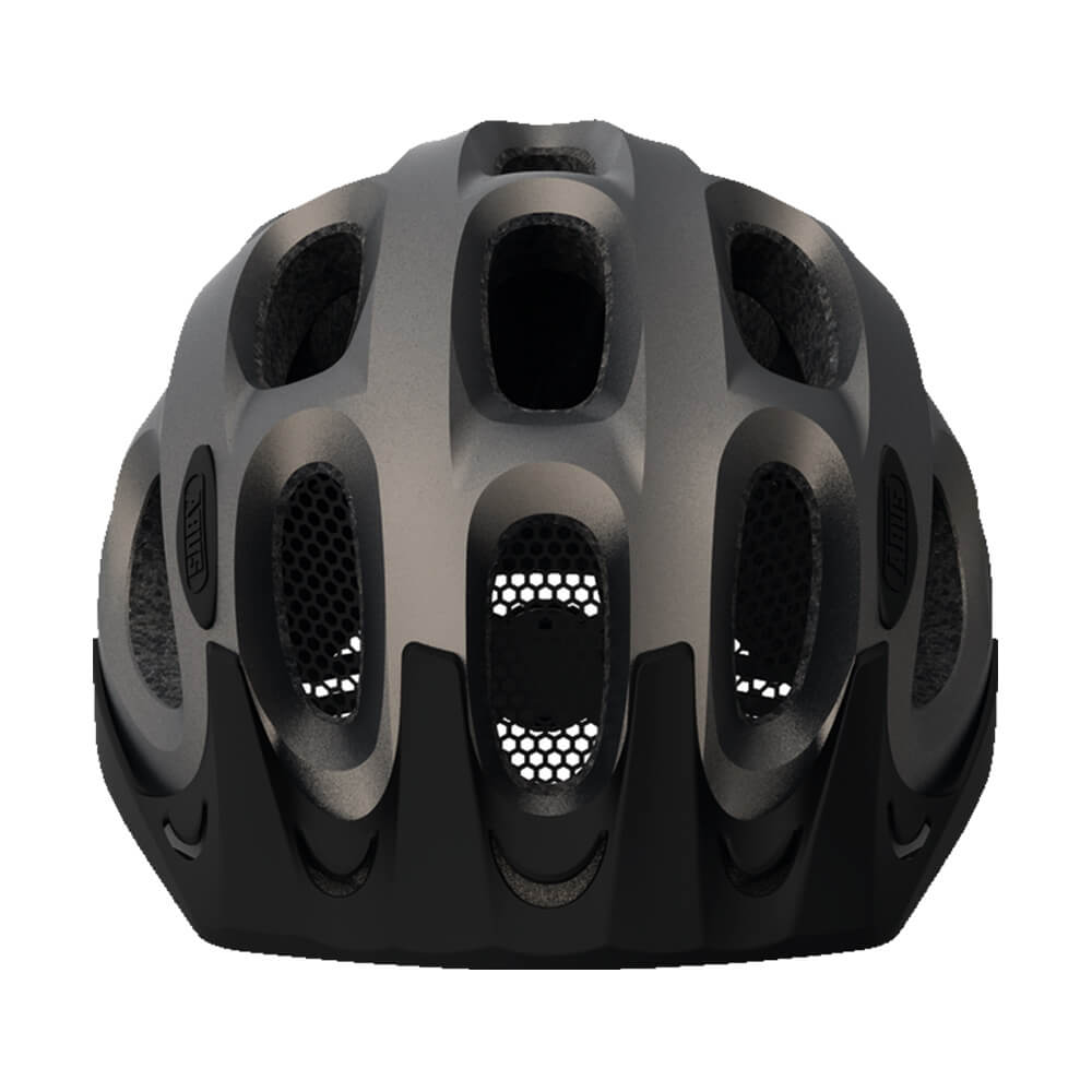 Imagen 2 del producto Casco Youn-I Ace Abus L luz led trasera, ajustable, 5 entradas, 12 salidas, 56-61 cm, metalic silver