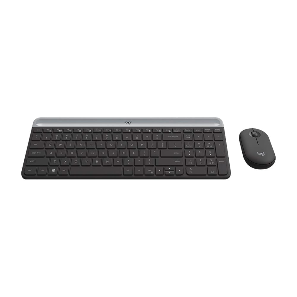 Imagen 2 del producto Kit Logitech Slim MK470 teclado y mouse, conexión USB, membrana