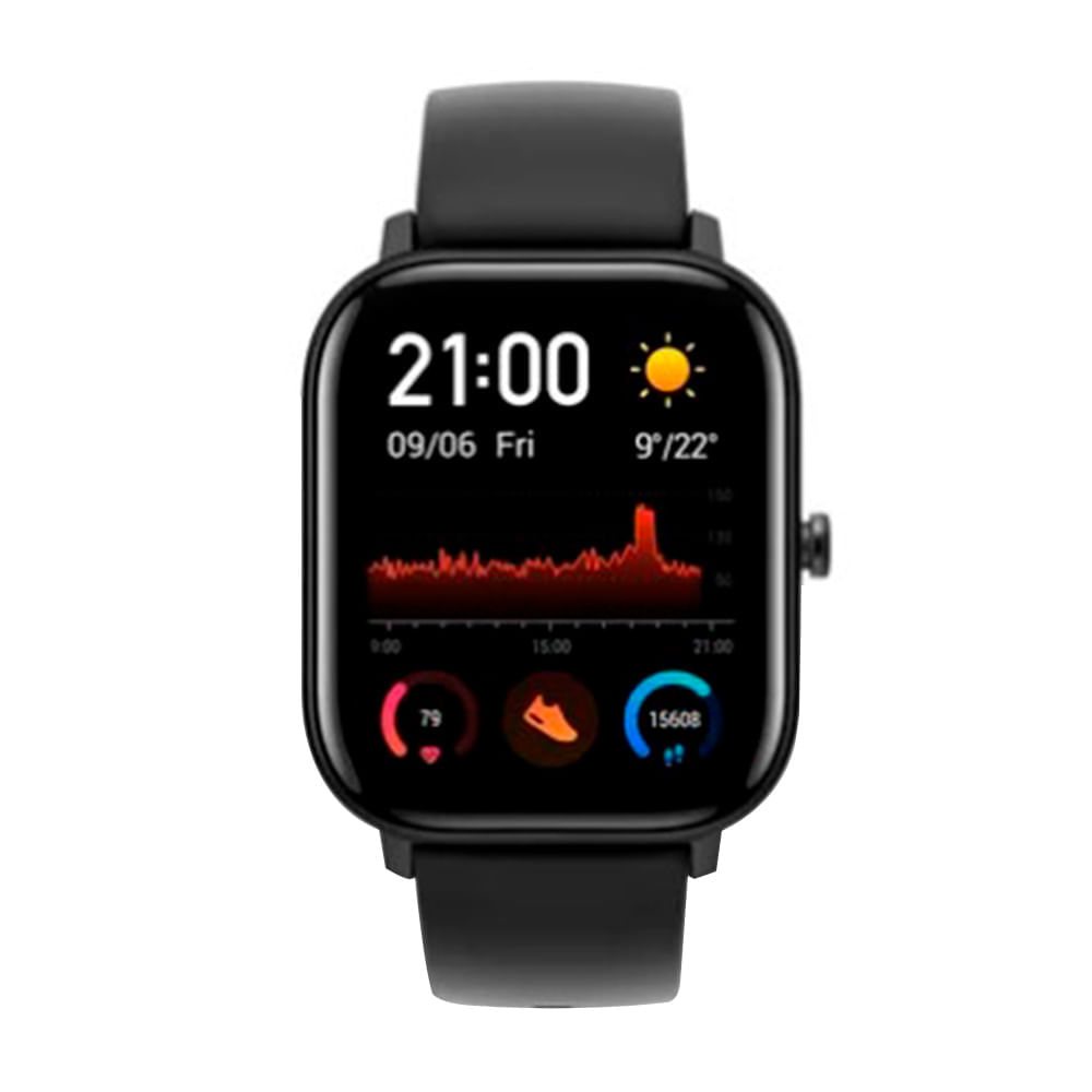 Imagen 2 del producto Smartwatch Amazfit GTS resistente al agua, máx. 14 días, modos deportivos, 1.65"", negro