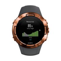 Smartwatch Suunto 5, ideal para entrenamientos,sumergible 50 metros,hasta 14 días de duración bateria,más de 80 modos de deporte, color cobre grafito
