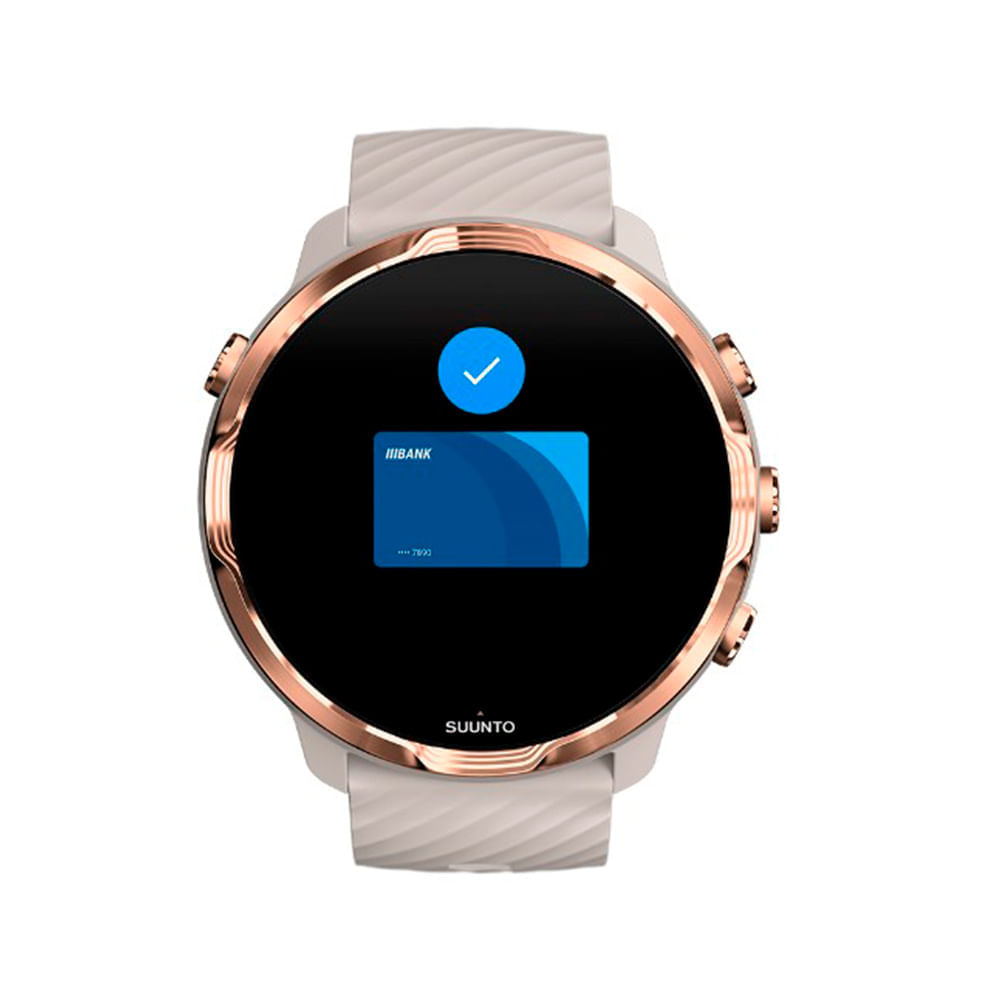 Imagen 2 del producto Smartwatch Suunto 7, con Wear OS Google, controla música con el reloj, seguimiento de actividad y navegación por gps , color sandstone rosegold