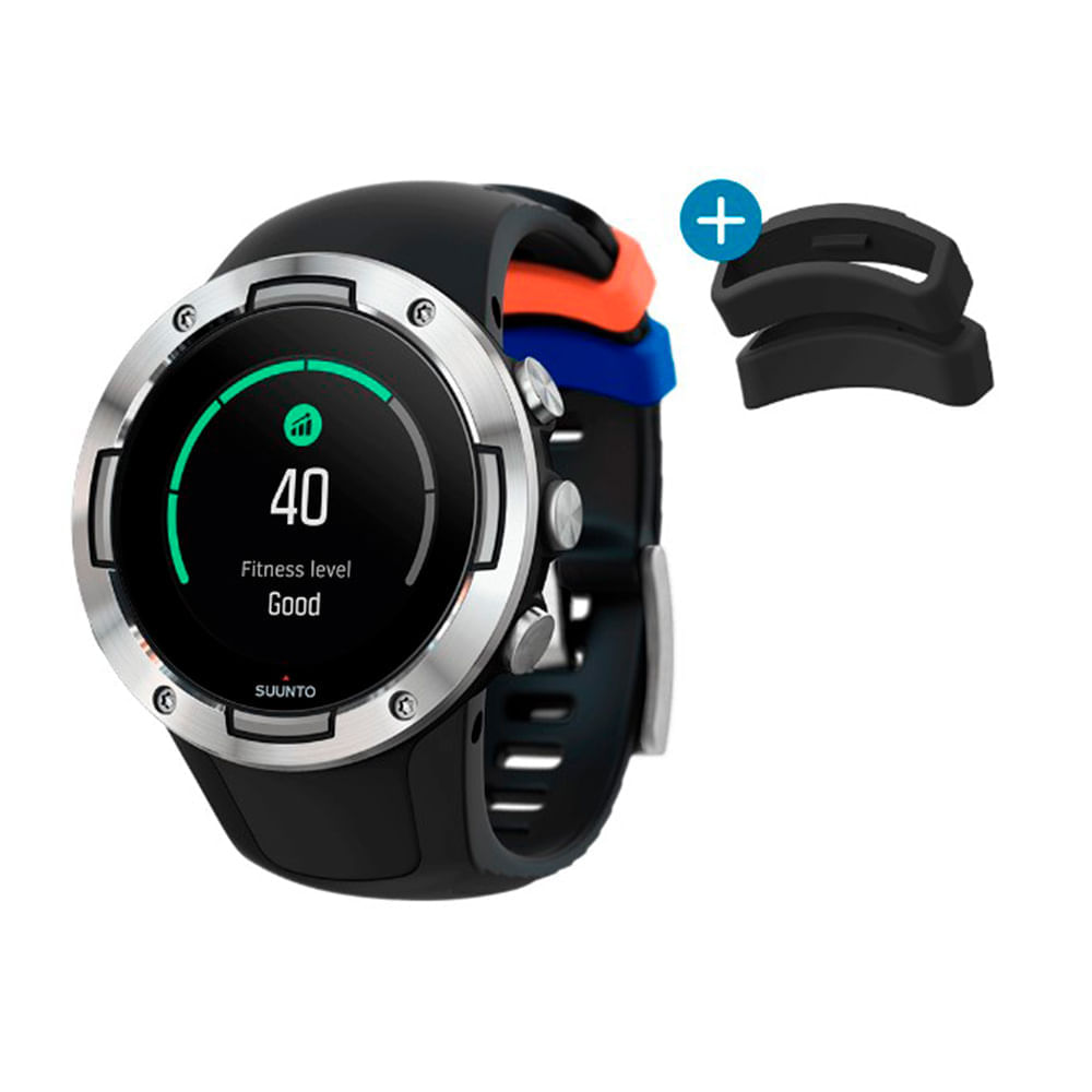 Imagen 2 del producto Smartwatch Suunto 5, ideal para entrenamientos,sumergible 50 metros,hasta 14 días de duración bateria,más de 80 modos de deporte, color negro acero