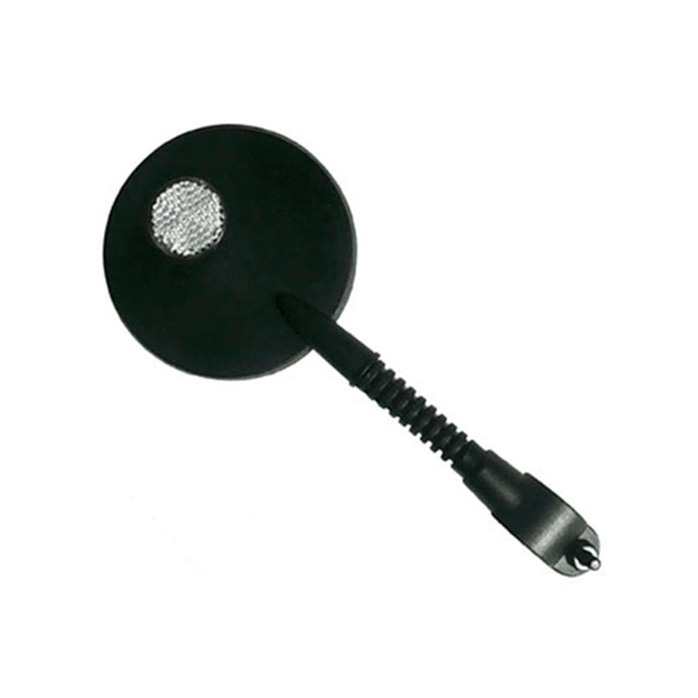 Imagen 2 del producto Espejo retrovisor para scooter Maceratta diámetro 7 cm, ajustable con reflectivo posterior, negro