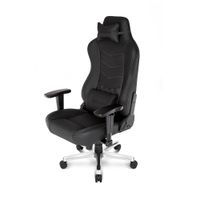 Silla de oficina Akracing Onyx gas lift clase 4, tapiz cuero pu, máx. 150 kg, inclinación 180°, negro