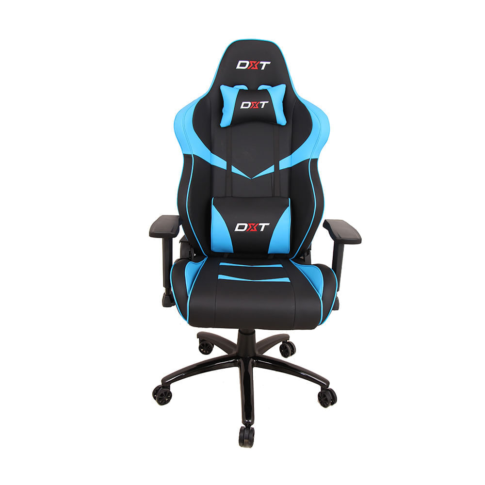 Imagen 2 del producto Silla gamer DXT Racing gas lift clase 4, tapiz cuero pu, máx. 150 kg azul