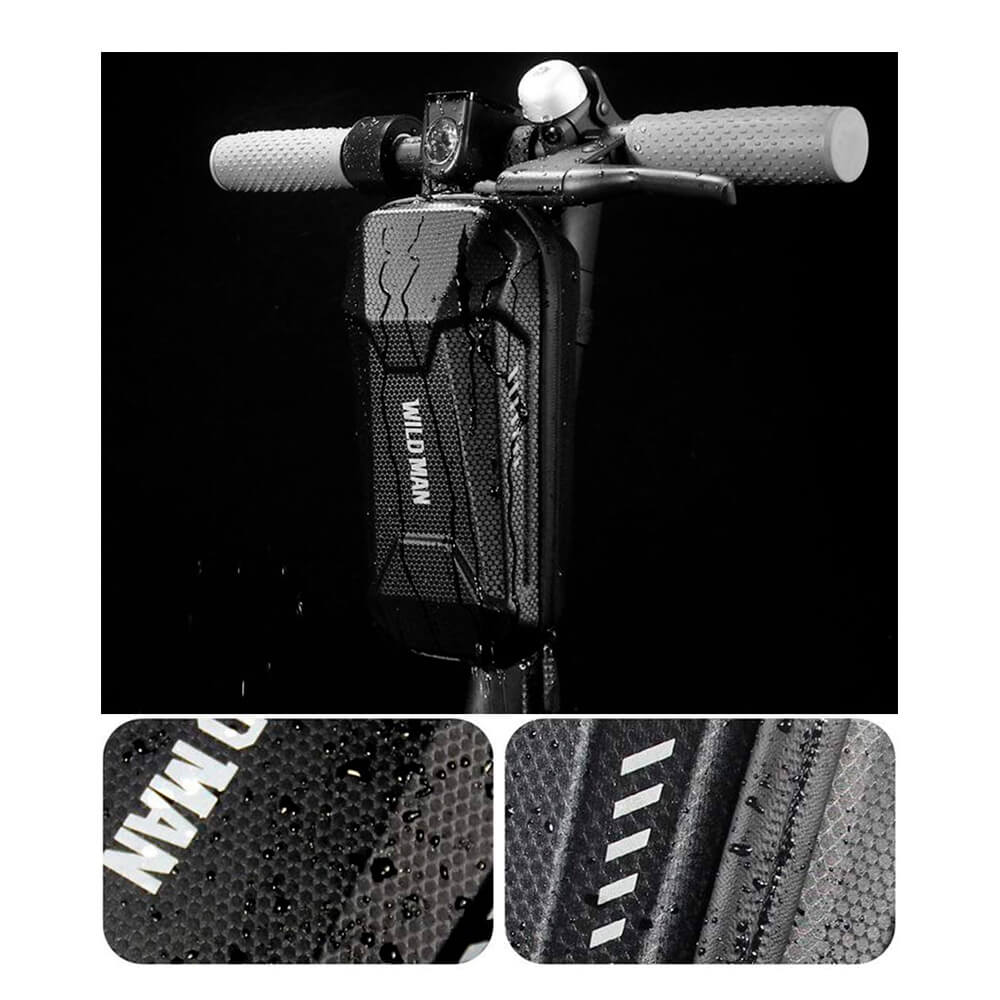 Imagen 2 del producto Bolso para scooter o bicicleta Wildman impermeable, correas ajustables y cierre