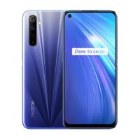 Celular Realme 6 128GB, 4GB ram, cámara principal 64MP + 8MP + 2MP + 2MP, frontal 16MP, 6.5"", MediaTek, azul
