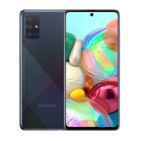 Celular Samsugn Galaxy A71 128GB, 6GB RAM, cámara trasera 64MP y frontal 32MP, 6.7"", Octa-Core, negro