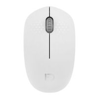 Mouse inalámbrico Forter 1600dpi, 3 botones, blanco