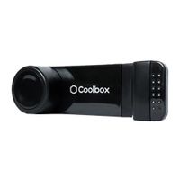 Soporte de celular para auto Coolbox GMobile, negro