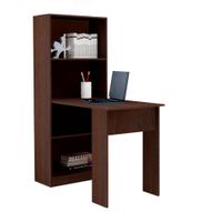 Escritorio para armar Pisopak Neptuno 150 x 120 x 60 cm, melamina 15 mm, nogal