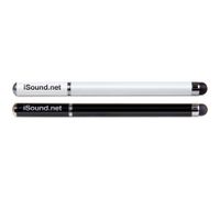 Lápiz Isound Elite Stylus Twin negro y blanco, x2 unidades
