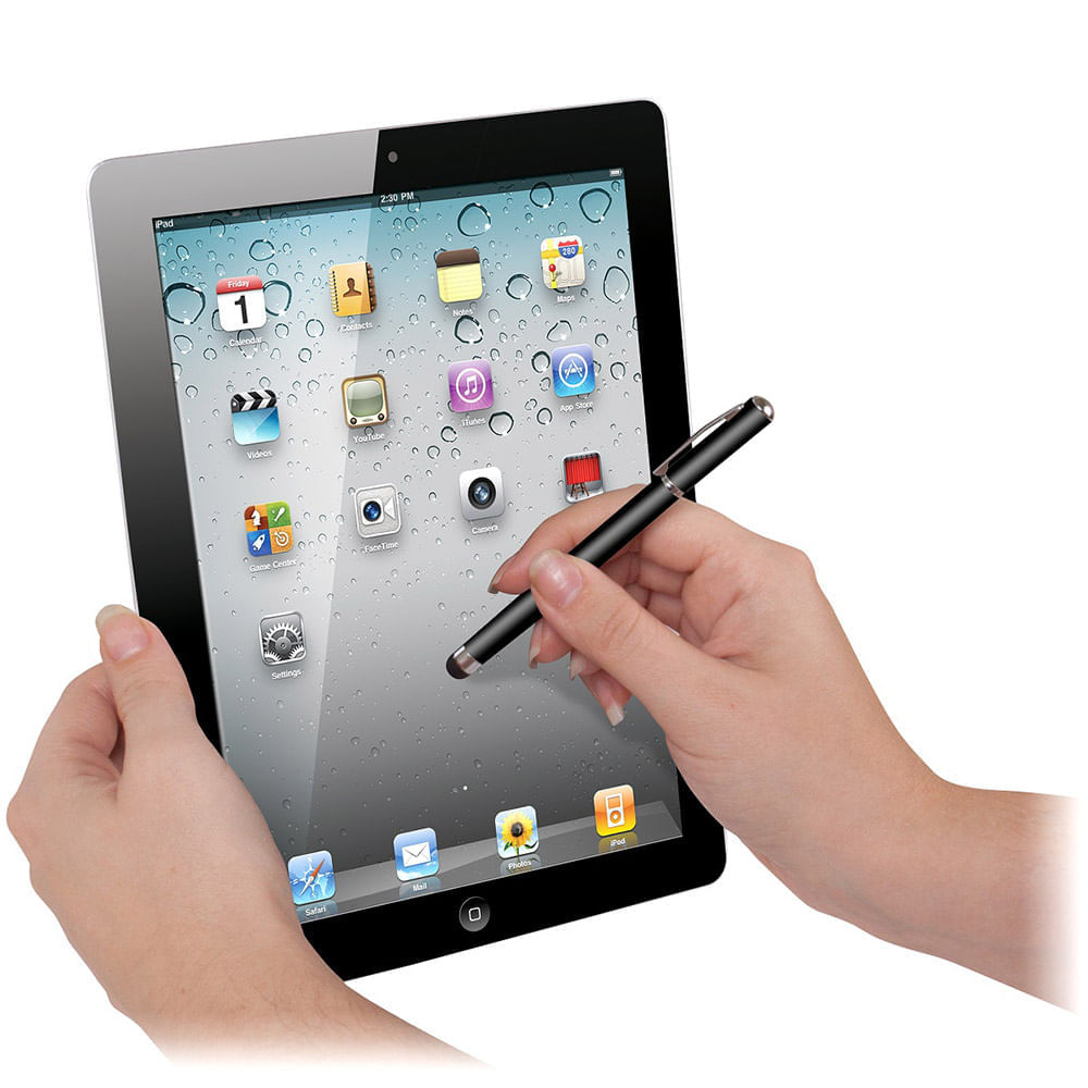 Imagen 2 del producto Lápiz Isound Elite Stylus Twin negro y blanco, x2 unidades