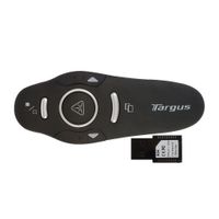 Presentador inalámbrico Targus AMP16US, láser rojo, usa pila, negro