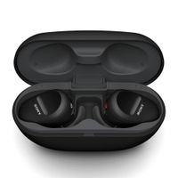 Audífonos bluetooth True Wireless Sony WF-SP800N resistente al agua IP55, duración máx. 9 horas, cancelación de ruido, negro