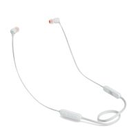 Audífonos bluetooth in ear JBL T110 micrófono incorporado, máx. 6 horas, control de música y llamadas, blanco