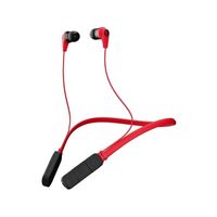 Audífonos bluetooth in ear Skullcandy Ink'd micrófono incorporado, máx. 8 horas, control de volumen y llamadas, rojo