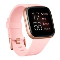 Smartwatch Fitbit Versa 2, resistente al agua, máx. 6 días, 1.4"", rosado