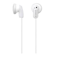 Audífonos in ear sin micrófono Sony MDR-E9LP conector 3.5 mm, blanco