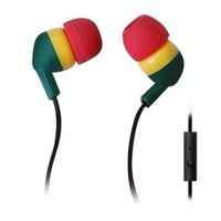 Audífonos in ear con micrófono Black Sheep control para música y llamadas, conector 3.5 mm, control de llamadas, negro