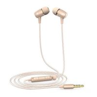 Audífonos in ear con micrófono Huawei AM12 Plus conector 3.5 mm, control de música y llamadas,dorado