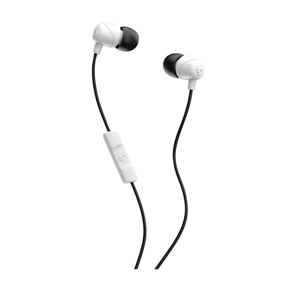 Jib Pill: Audífonos in ear con micrófono Skullcandy almohadillas de silicona, conector 3.5 mm, control de música y llamadas, blanco