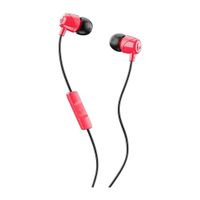 Audífonos in ear con micrófono Skullcandy JIB Pill almohadillas de silicona, conector 3.5 mm, control de música y llamadas, rojo