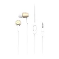 Audífonos in ear con micrófono Motorola Pace 200 comando de voz, conector 3.5 mm, control de llamadas, dorado