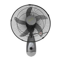 Ventilador para pared, diámetro de 16"", 5 aspas, control oscilatorio, 3 velocidades, 45w