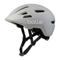 Casco Bollé Stance Matte Grey talla M, tiras reflectantes, malla integrada, sistema Click-to-FitTM, ajuste fácil y preciso, tamaño de cabeza 55-59 cm